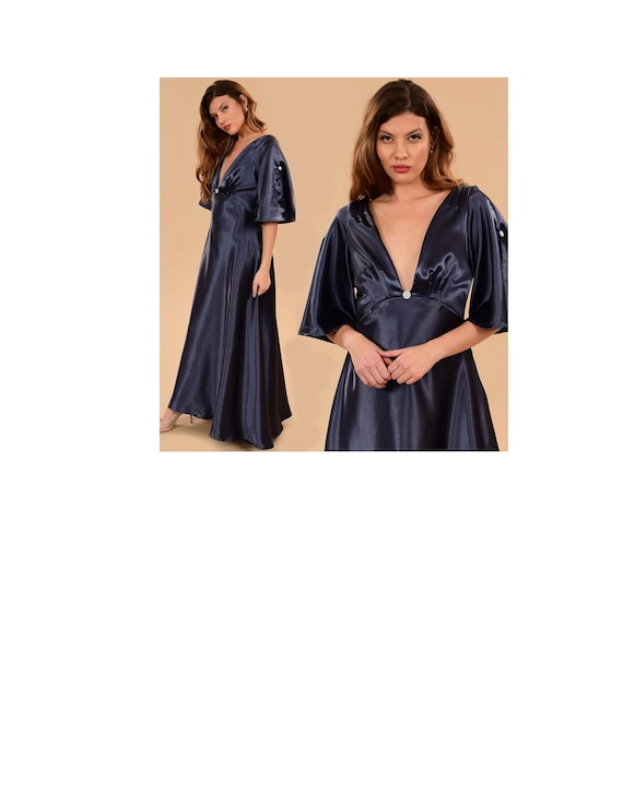 blue dress for baby girl Palm Beach Flutter Sleeve Maxi Dress main image 1