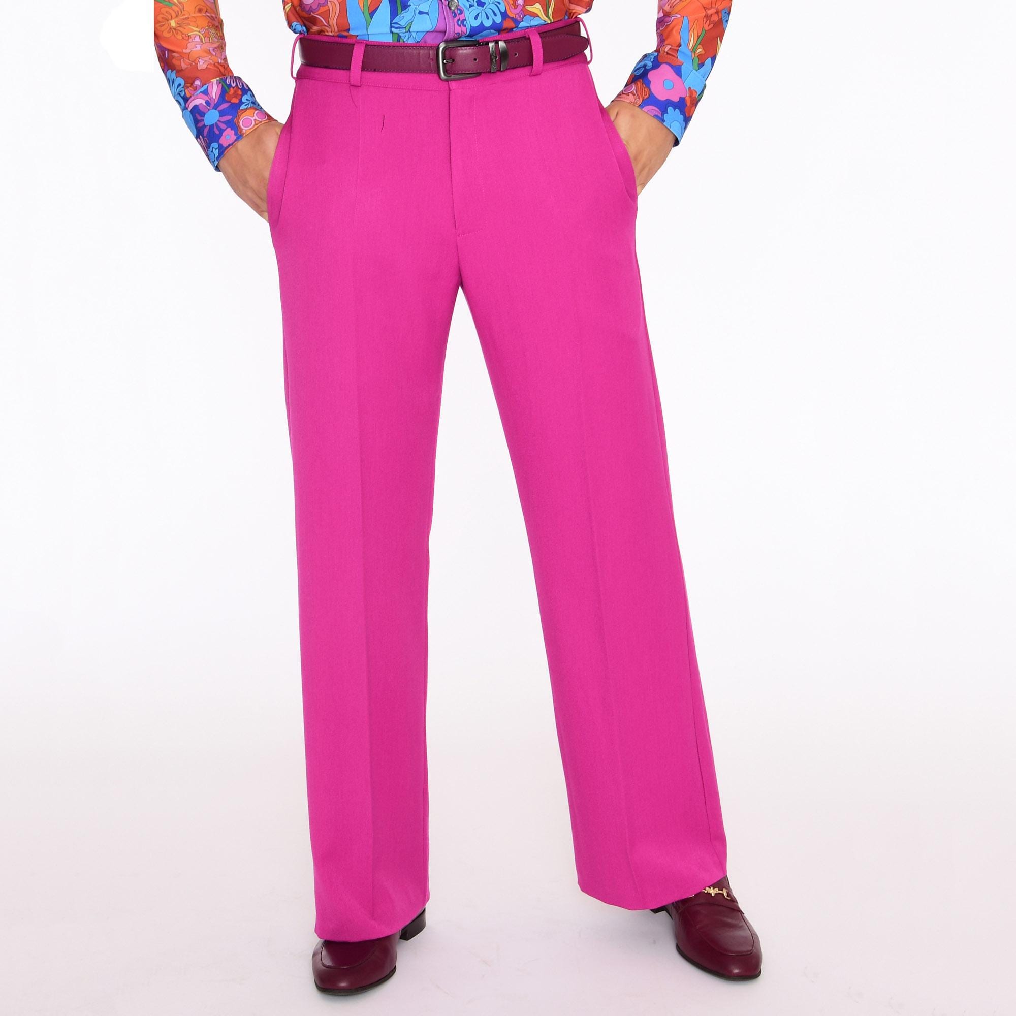 strapless open back dress Hot Pink/Orange Plaid Pants – Southern Soule Designs main image 1