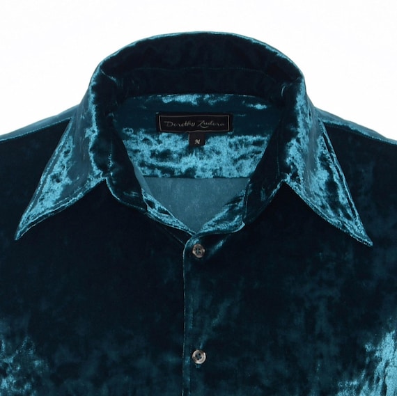 dark teal mens dress shirt Mens Slim Fit Dress Shirt Teal Regular Cuff DE DS3003
