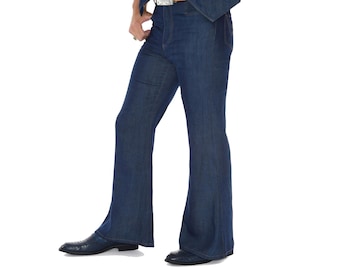 Wrangler Deadstock Vintage 1970 Indigo Rigid 14 Oz Denim Bell
