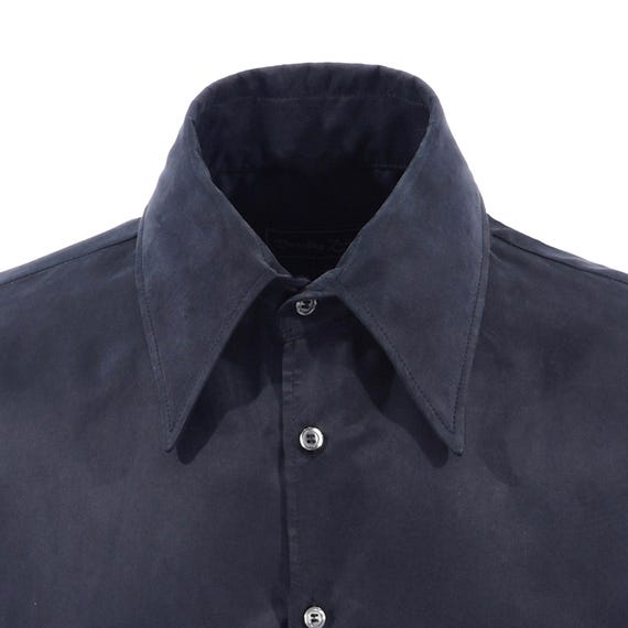 matte black dress shirt James Perse Matte Stretch Poplin Dress Shirt