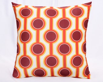 Stylish Geometric Retro Print Soft Square Pillow Cover