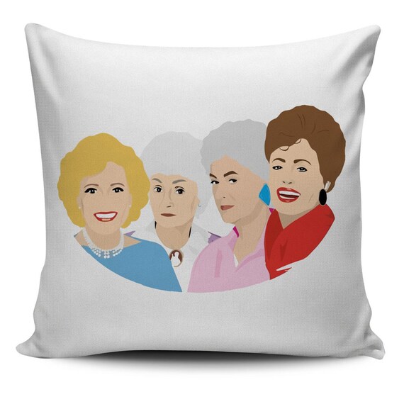 Golden Girls Pillow Cover Cushion Case Golden Girl Throw Pillow in 2020