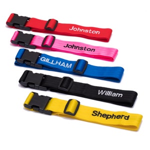 Deluxe luggage strap 1.8m personalised