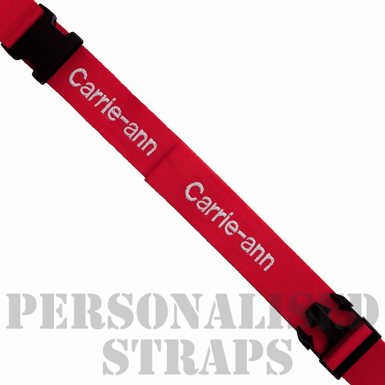 Deluxe luggage strap 1.8m personalised image 3
