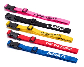 personalised lockable luggage straps