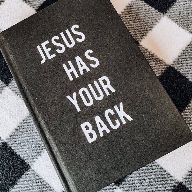Jesus Has Your Back Decal Bible Sticker Religious Bumper Sticker image 1