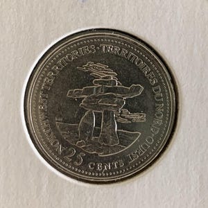 1992 Canada 25 Cent Quarter NWT Northwest Territories Circulated Coin