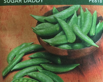 Snap Peas Sugar Daddy 120 Graines Productives Canadiennes Non OGM