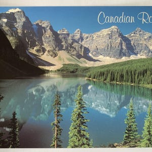 Vintage Postcard 1980's Beautiful Canadian Rockies Unused