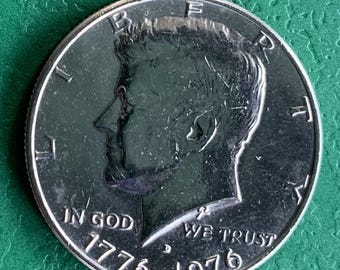 1776-1976 Kennedy Half Dollar zirkulierte Münze
