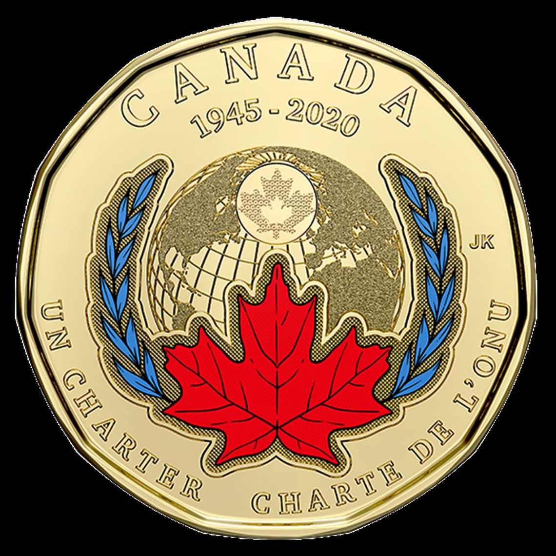 canada-1945-2020-special-1-loonie-coloured-coin-75th-etsy