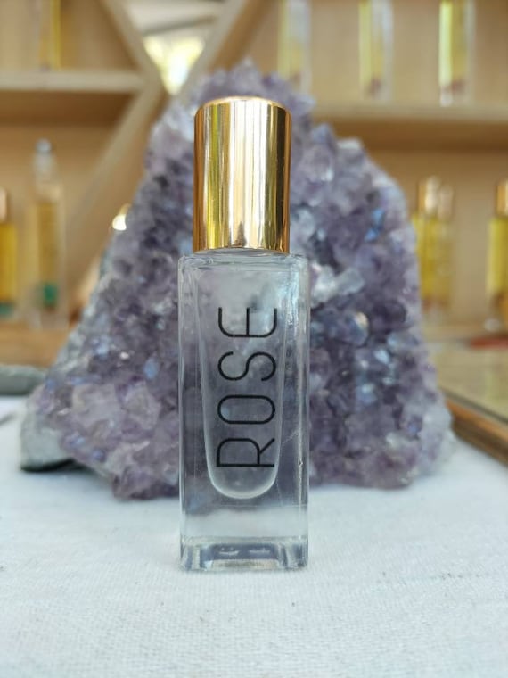 ROSE natural perfume - Organic perfume oil - Highest Rose quality - Pure  CO2 extract - Heart opening - emotional healing