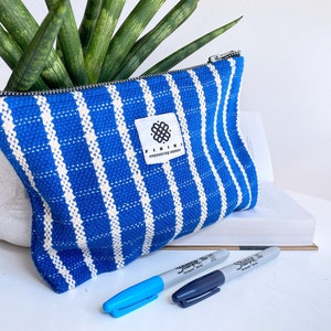 Trousse de maquillage bleu électrique, cadeau pour organisateur de BFF, pochette de maquillage pour voyage, accessoires It's a Boy, petit cadeau pour réception-cadeau pour bébé