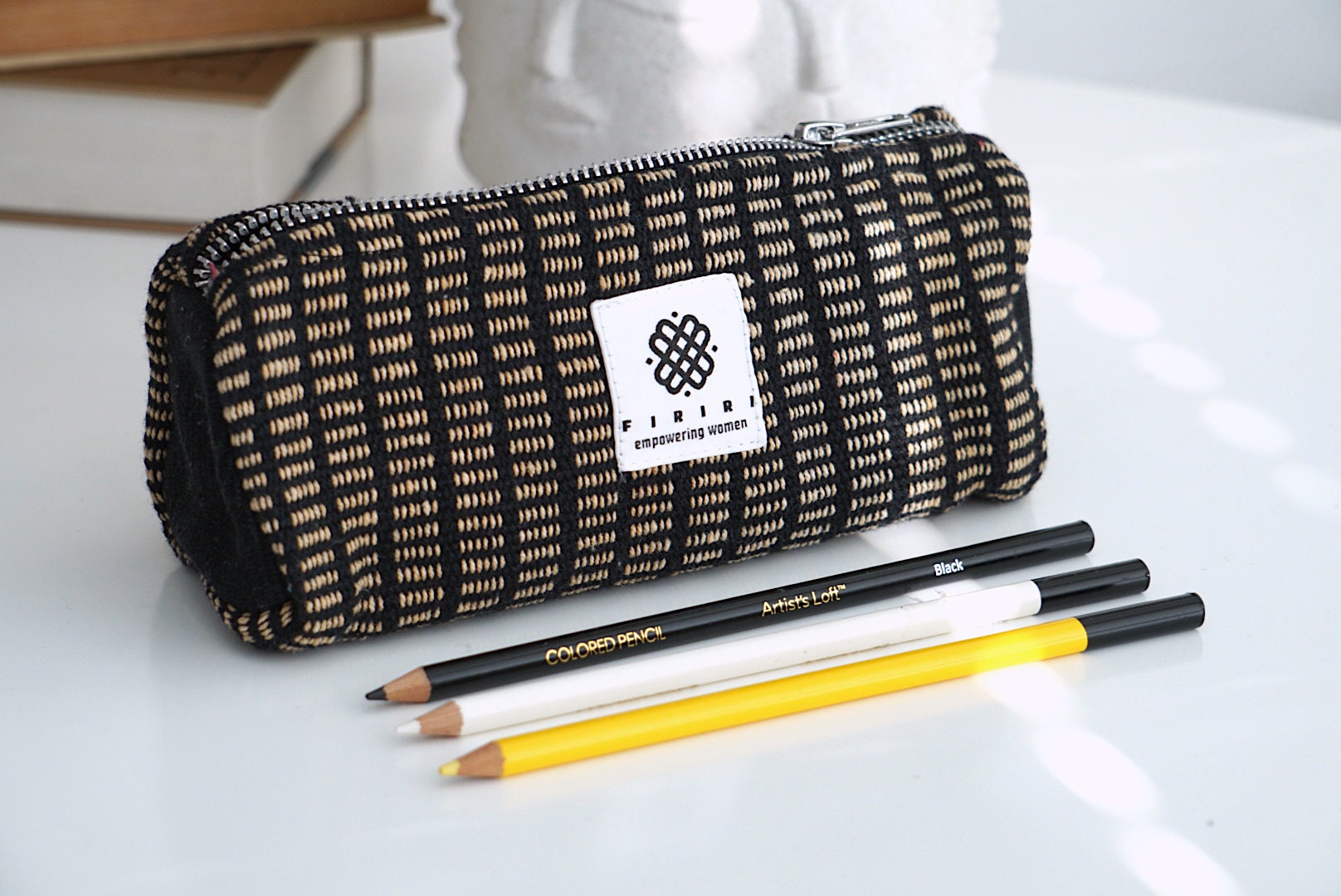 Black Pencil Case, Pencil Pouch, Cottagecore, Pencil Case Aesthetic,  Aesthetic Pencil Case, Pouch, Cottagecore Pencil Case, Pencil Bag 