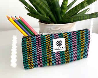 Boho Soft Colours Pencil Case College Gifts Organizer Back to School Supplies Makeup Cool Stationary Give Education in Nepal Women Power