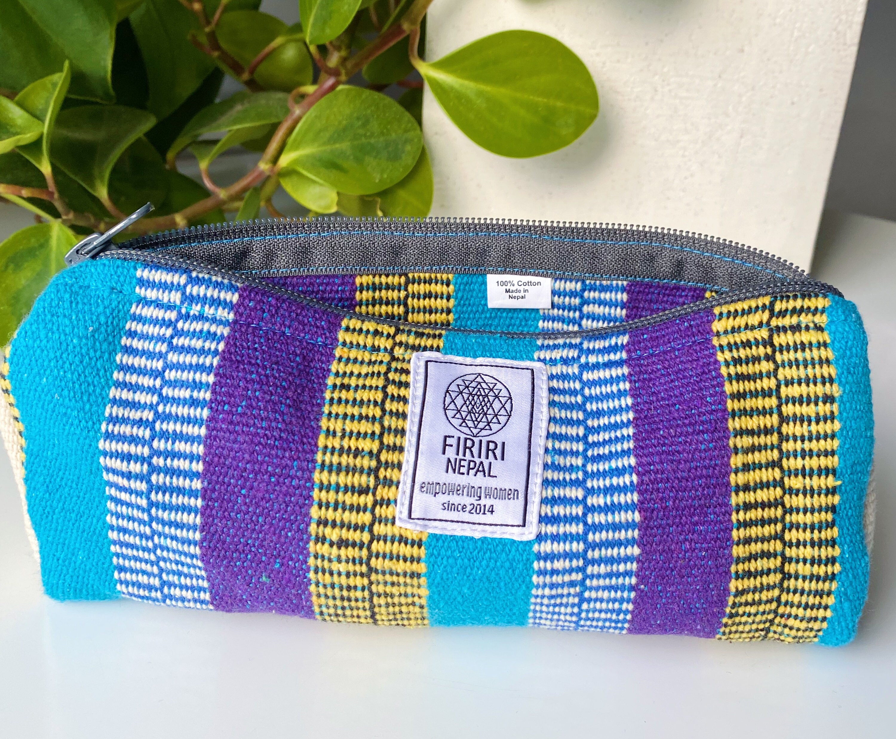 Annapurna pencil case. handmade in NEPAL. GIVE EDUCATION Etsy