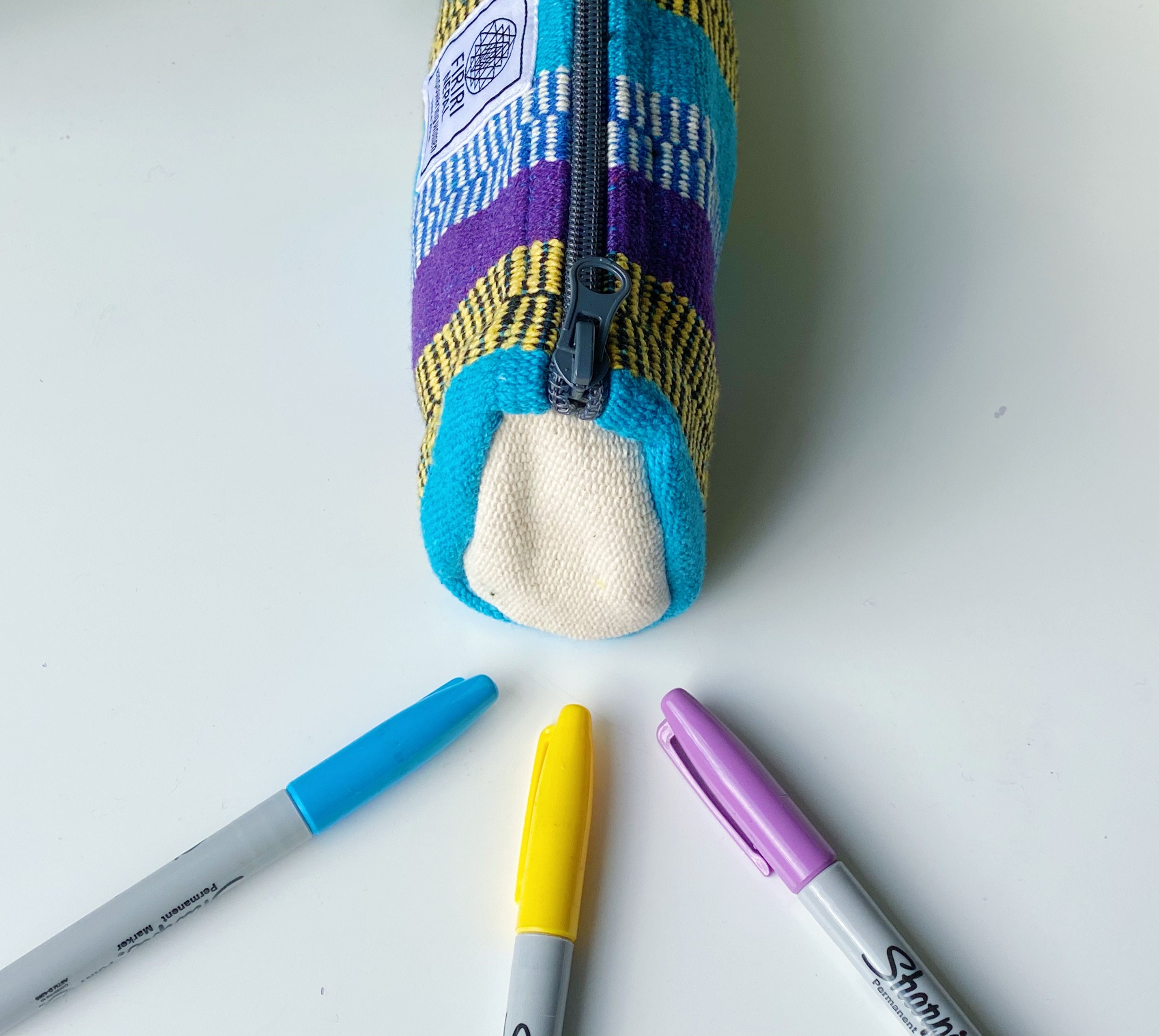 Annapurna pencil case. handmade in NEPAL. GIVE EDUCATION Etsy