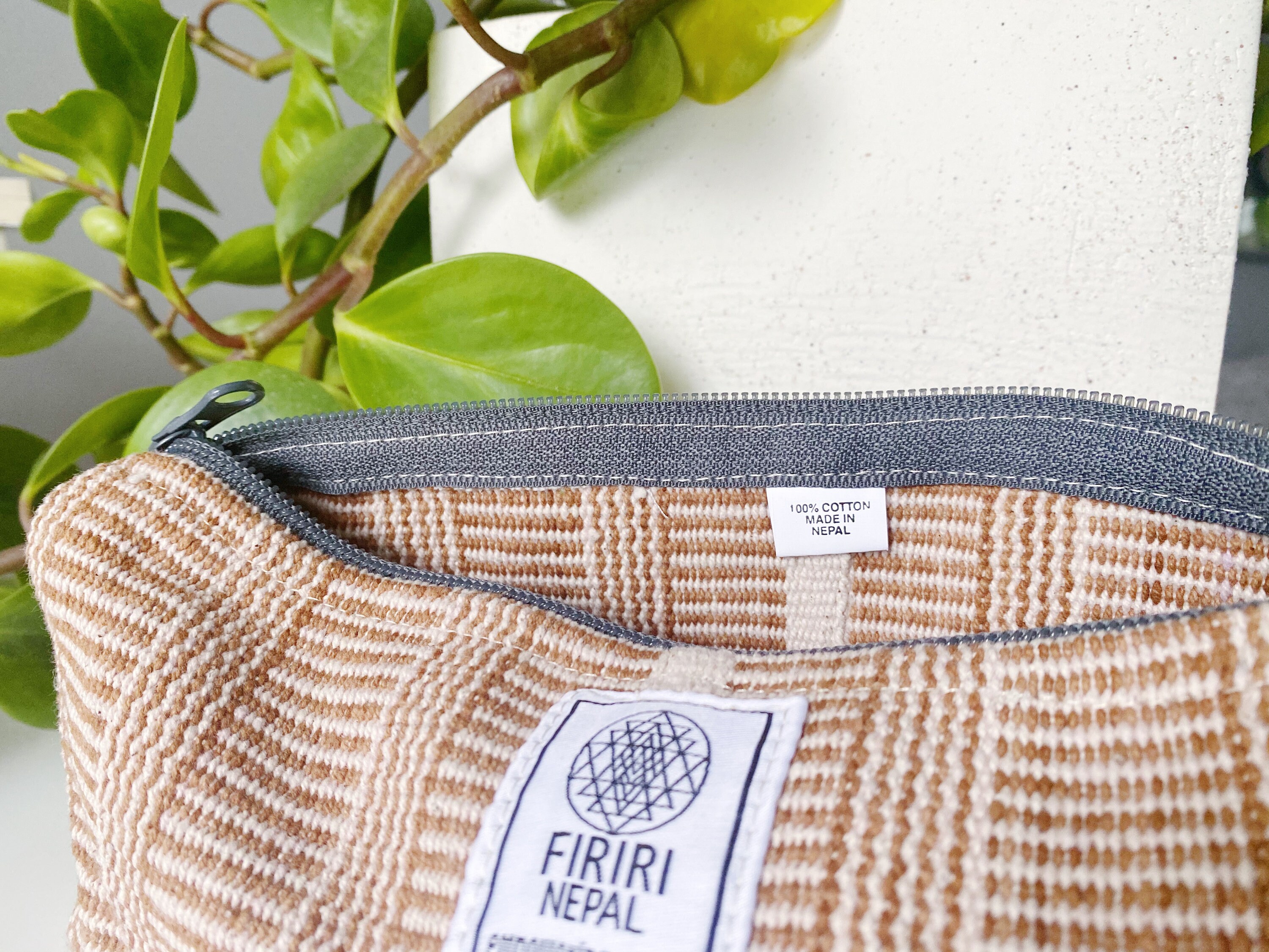 Naturally dyed pencil case. handmade in NEPAL. GIVE EDUCATION Etsy