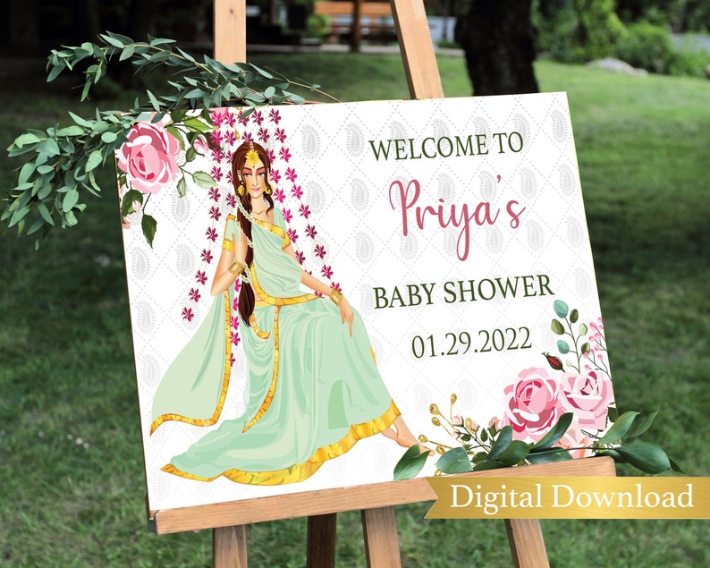 Godh Bharai Sign Godh Bharai Sign Seemantham Decor Etsy UK