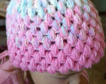 Cappello Fluffy Ombre Pink Beanie