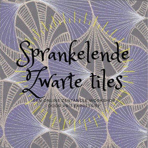 Online workshop - Sparkling black tiles