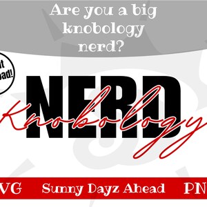 Knobology Nerd R/B Echo Tech Ultrasonido SVG, Regalos de ultrasonido, Médico SVG