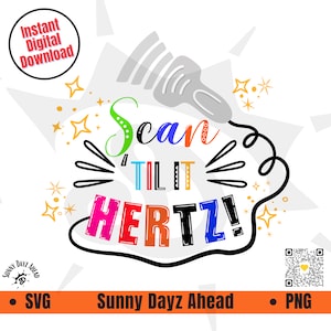 Ultraschall SVG Scan Til It Hertz, Ultraschall Tech Medizinische Geschenke,Echo Tech PNG Mitarbeiter Geschenk, Herz Sonograph Geschenke
