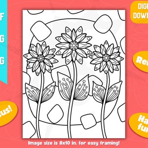 Coloring Books for Adults, Easter Basket Stuffers, Digital Coloring Books for Kids