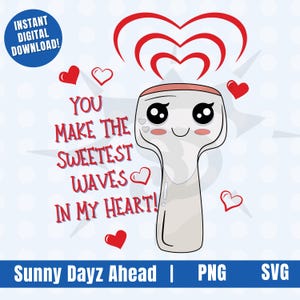 Cardiologie échographie Saint Valentin carte Clipart, SVG Kawaii mignon de sonde d'échographie médicale, radiologie collègue cadeau Sublimation PNG