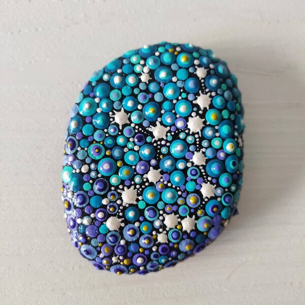 Stars Painted Rock - Etsy