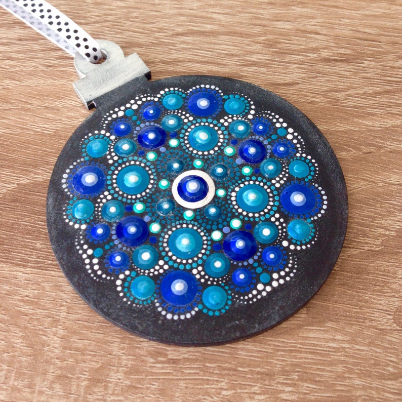 RESERVED Christmas tree ornament mandala on Christmas Etsy