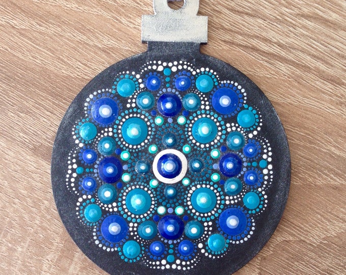 RESERVED Christmas Tree Ornament Mandala on Christmas Etsy