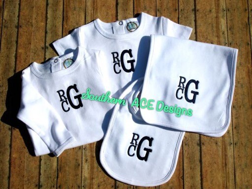 Stacked Boys Monogrammed Set - Etsy