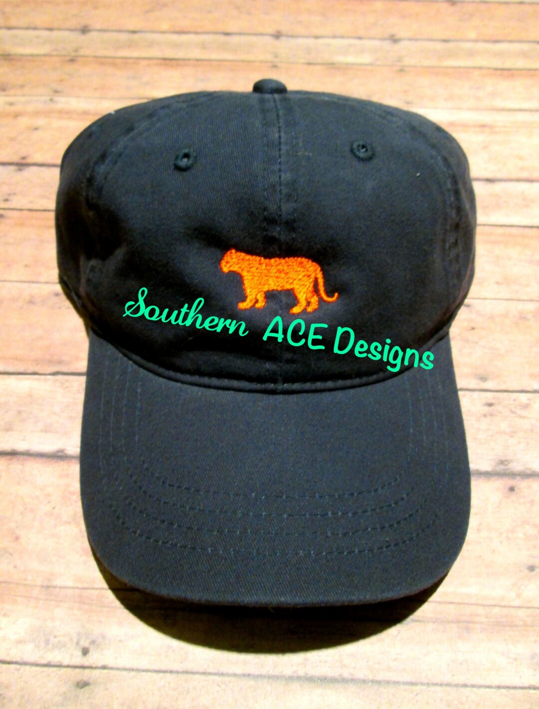 Embroidered Tiger Hat - Etsy