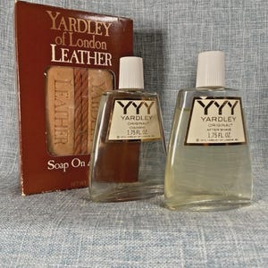 Vintage Yardley London Original YYY After Shave Cologne Collect Bottles & Soap