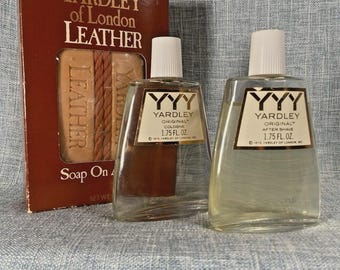 Vintage Yardley of London Original YYY After Shave Cologne Collect Bottles & Soap