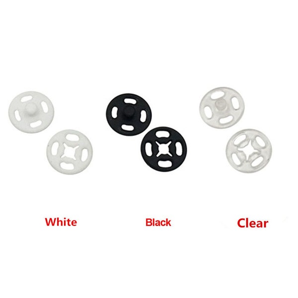 4 mm 7 mm 10 mm Super petit bouton pression boutons de poupée Mini couture artisanat poupée vêtements faisant noir clair blanc