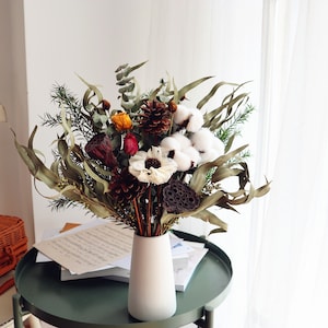 Handmade various styles Size 18&#39;&#39; Dried flower bouquet, vase filler, natural home decor, dried flowers , natural flower decor