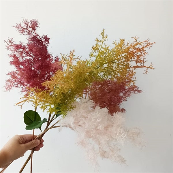 Artificial Cotinus tree florist landscape photography props commercial soft furnishings display fog