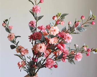 Beautiful Artificial  Camellia, Flower Arrangement, Wedding  Home Decor, Gift for Her