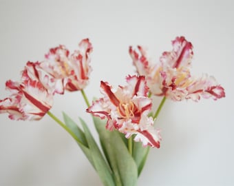 Multi-color Parrot Tulip, Artifical flower, Single,Decorations item,Home decor