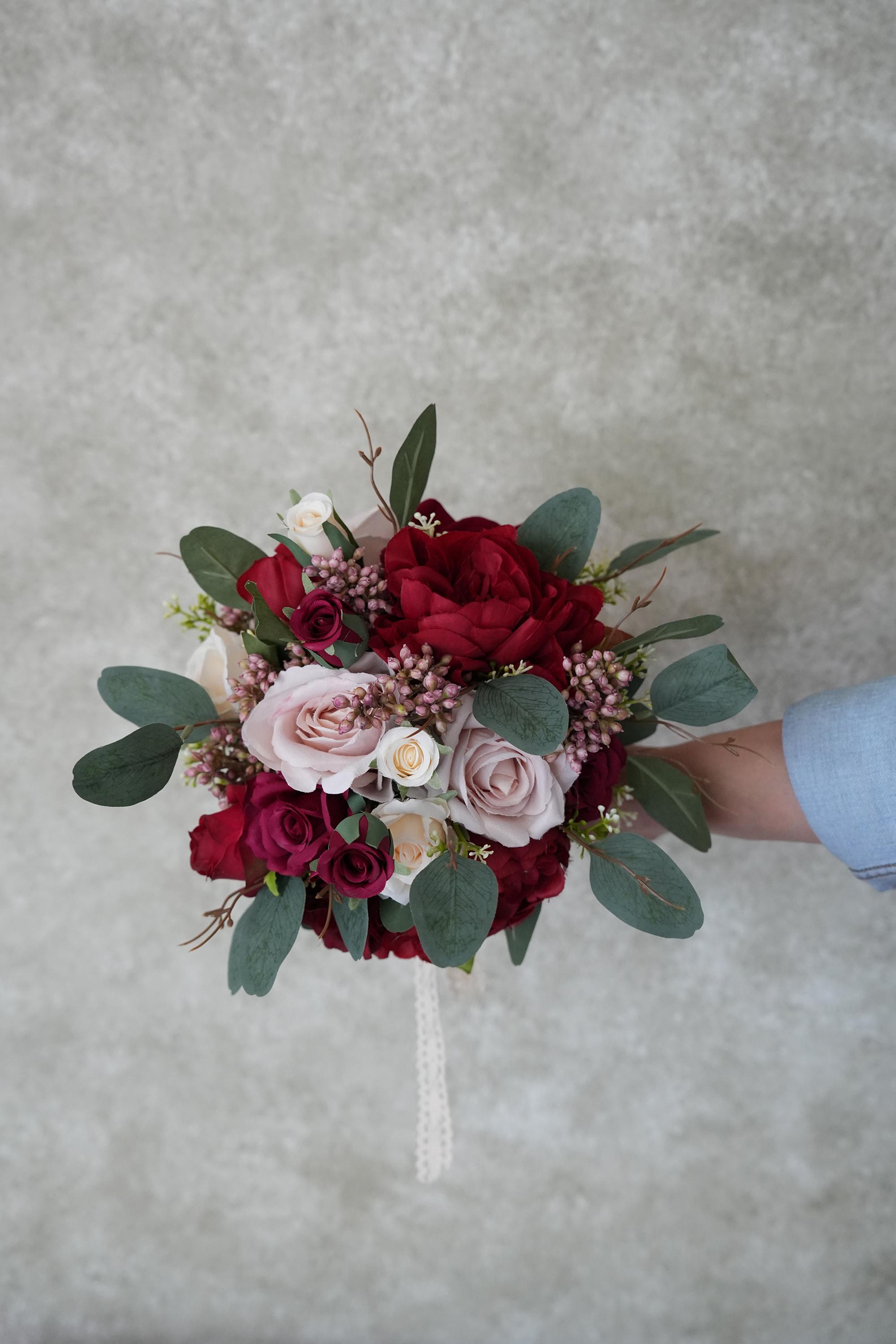 TVIVID Fiori artificiali autunnali peonia sposa seta bouquet di rose fai da te matrimonio casa giardino tavolo decorazione accessori regali fiori