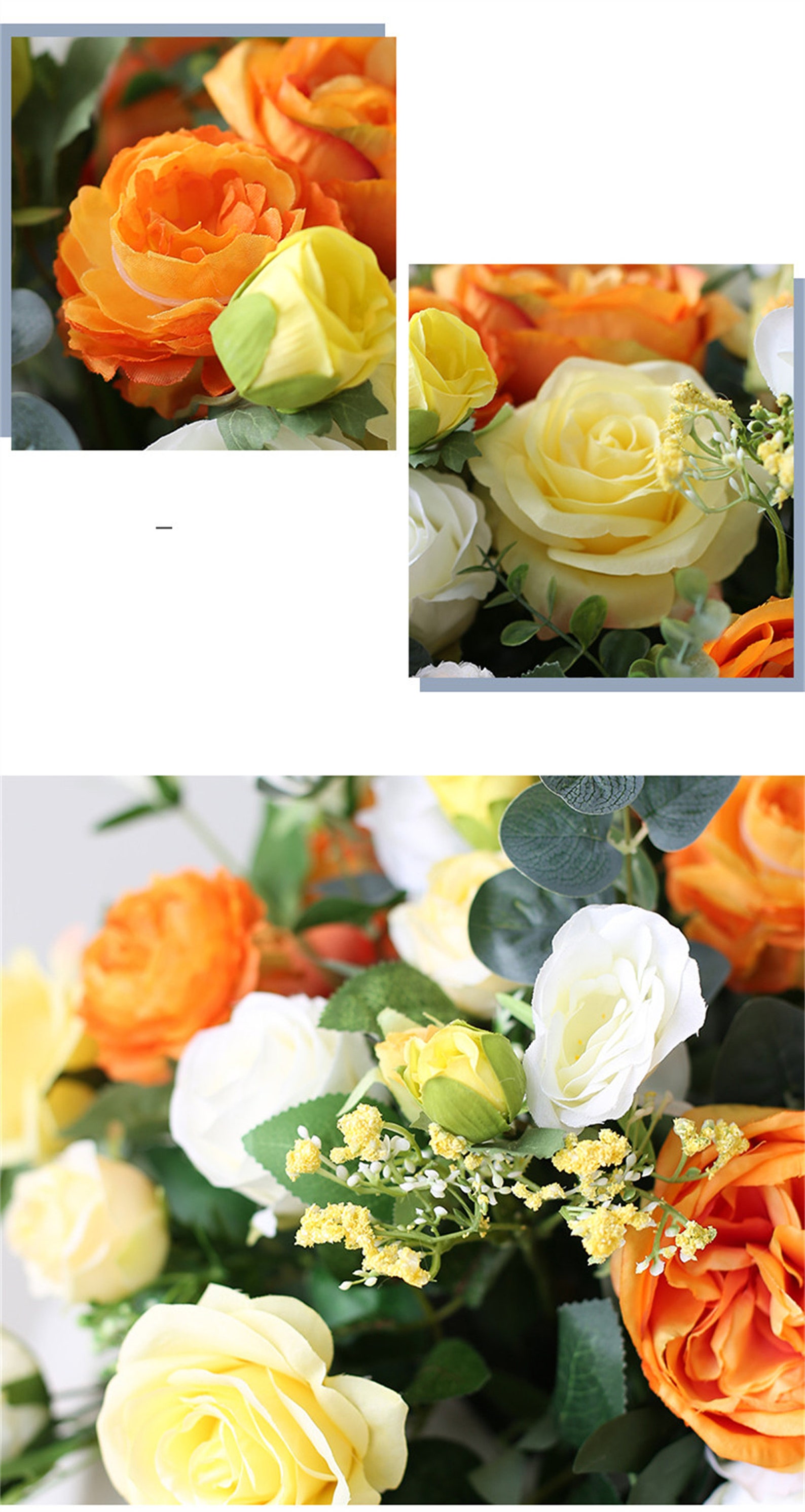 Artificial Table Flower Decoration Decorative Flower Wedding Etsy
