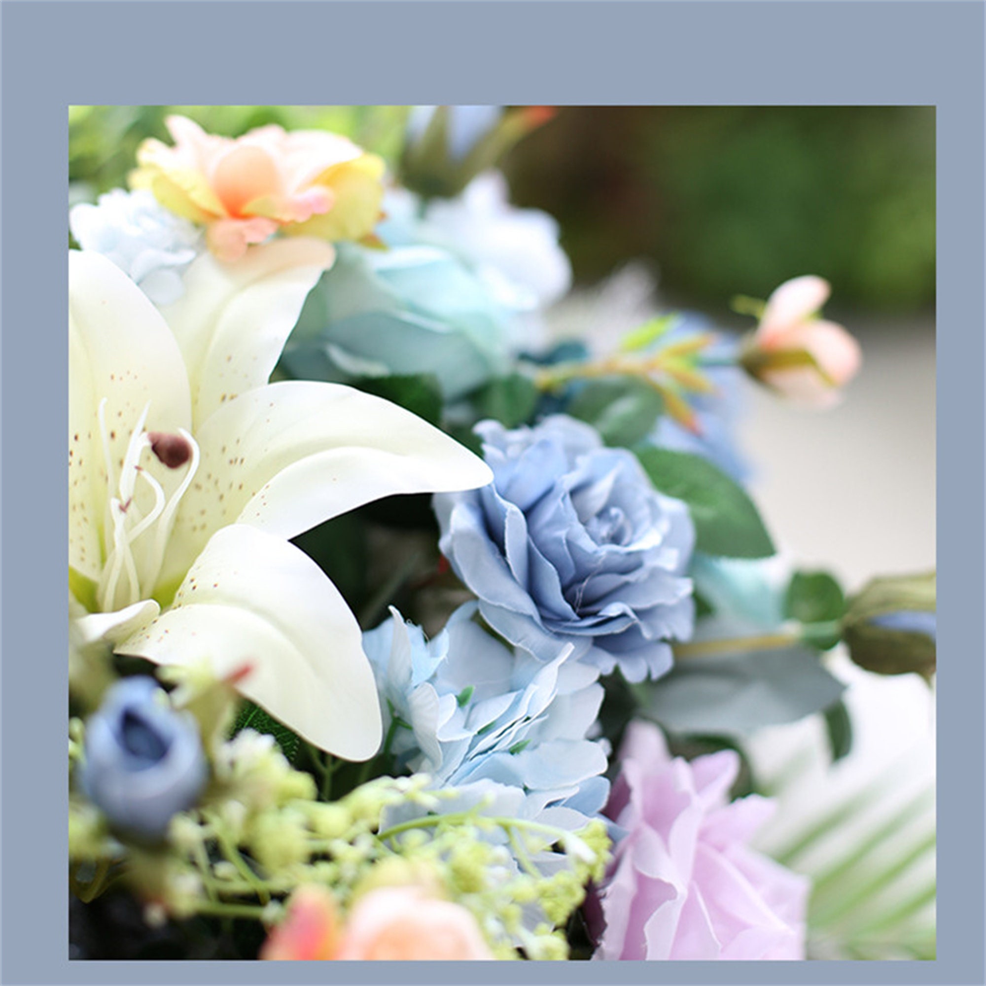 Artificial Table Flower Decoration Decorative Flower Wedding Etsy