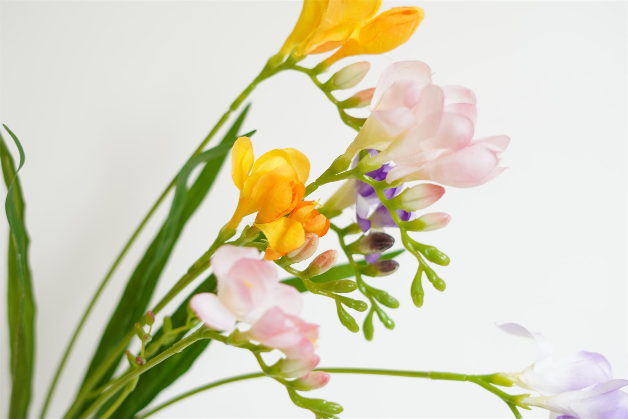 Knstliche Blumen, Freesien, Seidenblumen, hohe Qualitt, Wohnkultur,  Hochzeitsgeschenk - Etsy.de