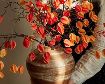Artificial Palace lantern flower, Lantern fruit ,Wedding Centerpiece (22.44 inches)