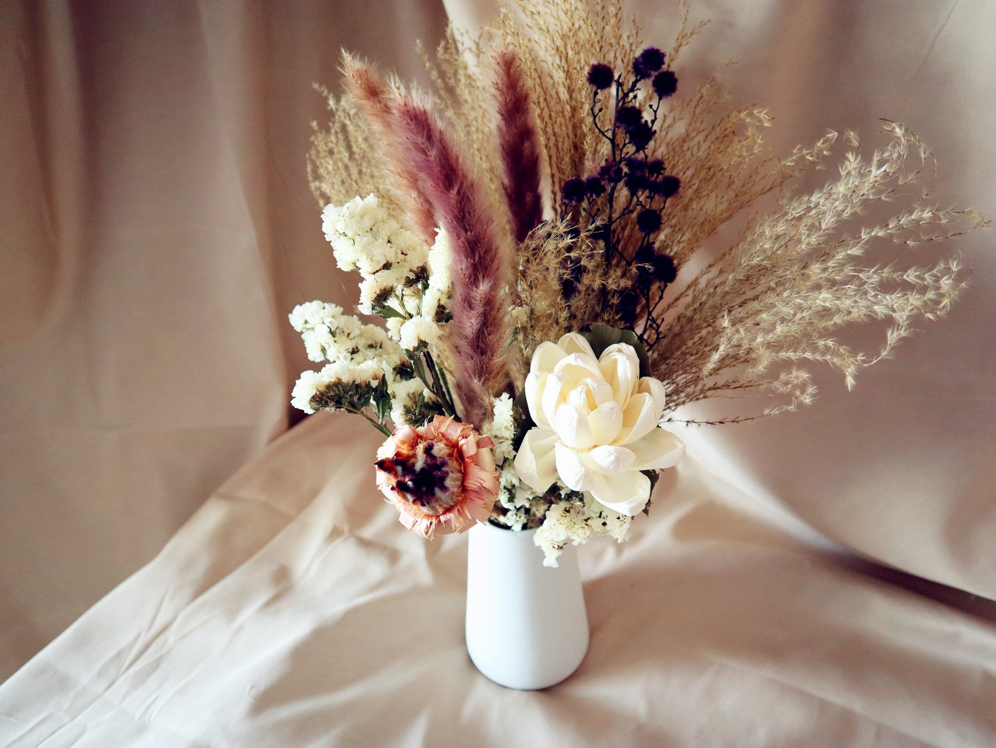 ドライフラワー　造花　パンパスグラス ブーケ　インテリア　フラワー おしゃれ パンパスグラスブーケ プリザーブドフラワー ドライフラワー