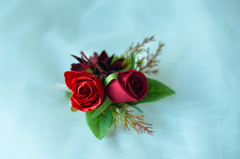 Red Silk Rose Bridal Bouquetwedding Bouquet Wedding Flowers - Etsy