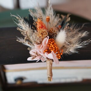 Dried Flower Boutonniere, Rustic Floral Buttonhole, Boho Boutonniere, Preserved Eucalyptus, Groom & Groomsmen